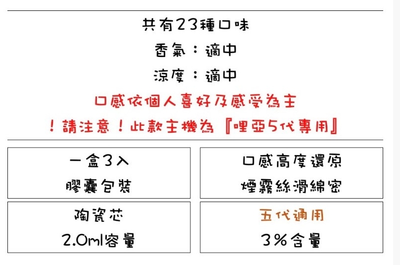 哩亞 ILIA5代 煙彈 買十送一 通用5代 - 图片 2