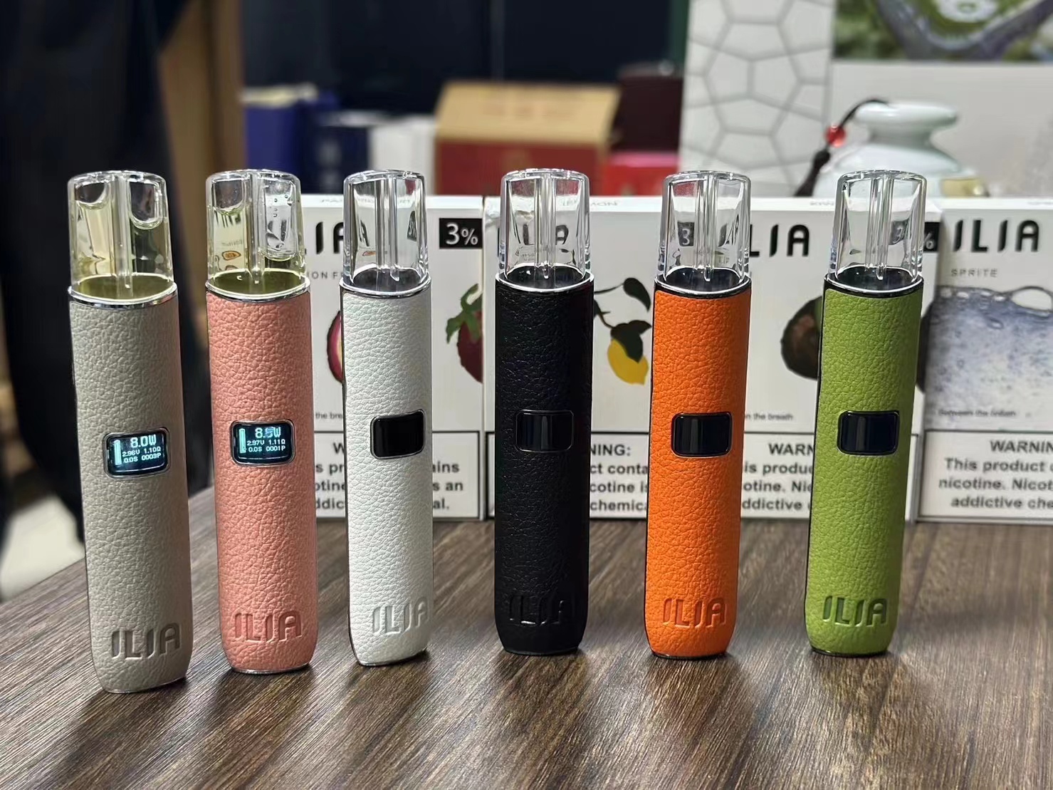 ILIA一代主機|革調布紋煙桿650mAh 通用1代煙彈 - 图片 3